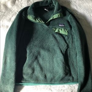 Patagonia Re-Tool Snap-T Fleece - forest green 🌲